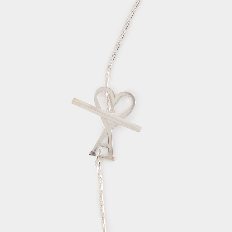Collier Adc 2 In 1 - AMI Paris - Métal - Argenté