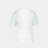 T-Shirt Small Logo - Lanvin - Coton - Blanc