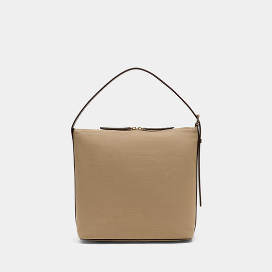 Sac Porté Épaule Vera - A.P.C. - Cuir - Beige