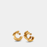 Boucles D'oreilles Saint Germain - Balenciaga - Métal - Doré