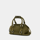 Sac À Main Farringdon Small - Alexander McQueen - Cuir - Vert
