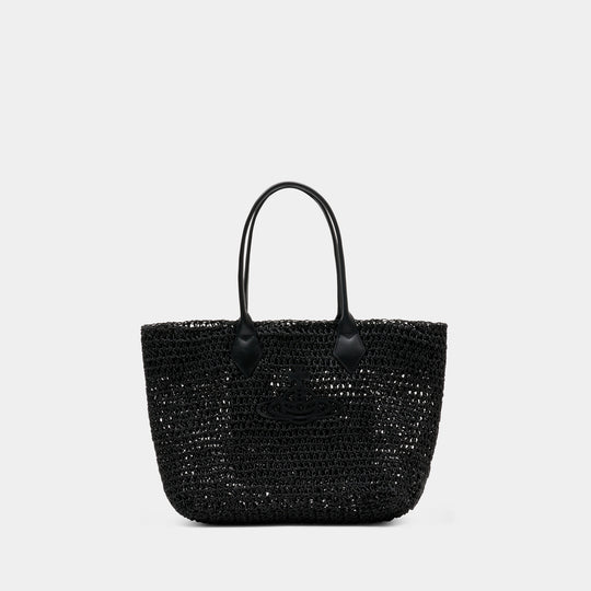 Cabas Alana Small - Vivienne Westwood - Raphia - Noir