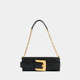 Sac Porté Épaule Anthem - Balmain - Cuir - Noir