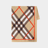 Écharpe Argyle Check - Burberry - Soie - Multi
