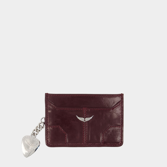 Porte-Carte Sunny Pass - Zadig & Voltaire - Cuir - Bordeaux