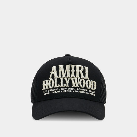 Casquette Hollywood Trucker - Amiri - Coton - Noir