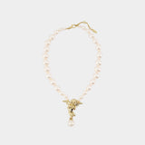 Collier Putti Large Pearl - Vivienne Westwood - Métal - Doré
