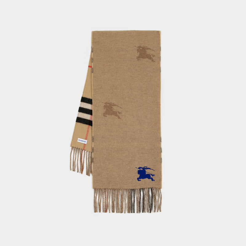 Écharpe Mu Ekd - Burberry - Cachemire - Beige