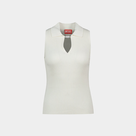 Top M-Lilita - DIESEL - Soie - Blanc