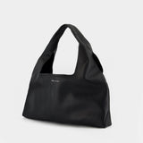 Sac Porté Épaule Etienne - AMI Paris - Cuir - Noir