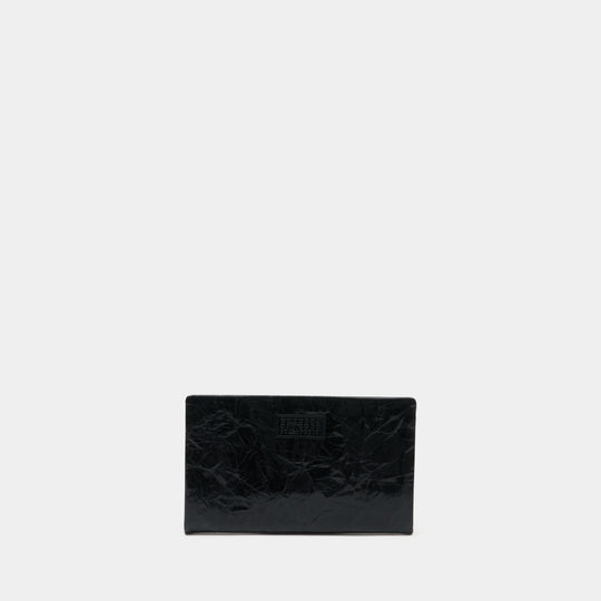 Pochette Numeric New - MM6 Maison Margiela - Cuir - Noir