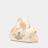 Sac À Bandoulière Paul Cylinder - Vivienne Westwood - Coton - Beige