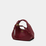 Sac À Main Hobo Mini Grained - Ganni - Synthétique - Rouge