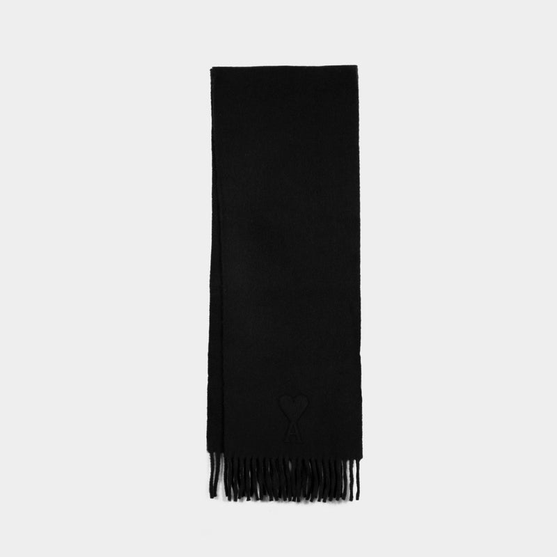 Écharpe Adc - AMI Paris - Laine - Noir