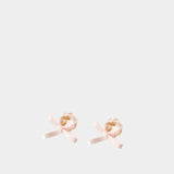 Boucles D'oreilles Petite Bow Daisy - Simone Rocha - Crystal - Rose