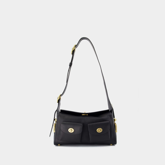 Sac Porté Épaule The Originals Turnlock Haversack - Coach - Cuir - Noir