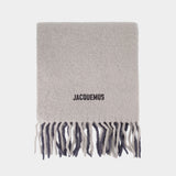 L'echarpe Moisson - Jacquemus - Laine - Gris
