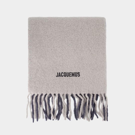 L'echarpe Moisson - Jacquemus - Laine - Gris