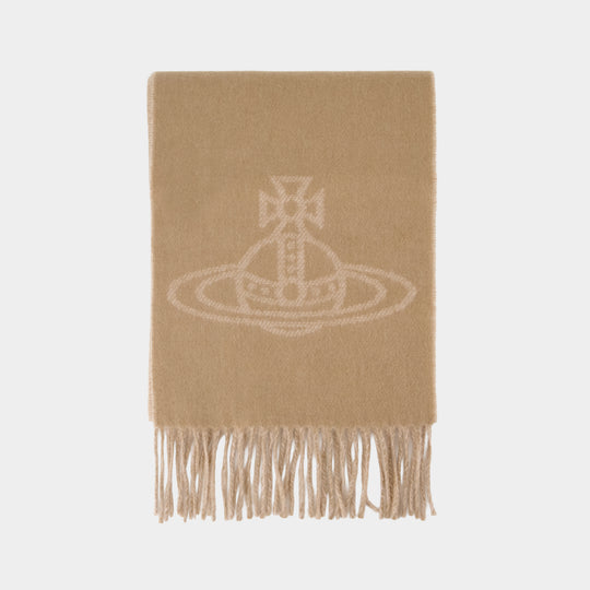 Écharpe 25x180 - Vivienne Westwood - Laine - Beige