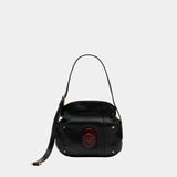 Sac Porté Épaule Mini - Versace - Cuir - Noir