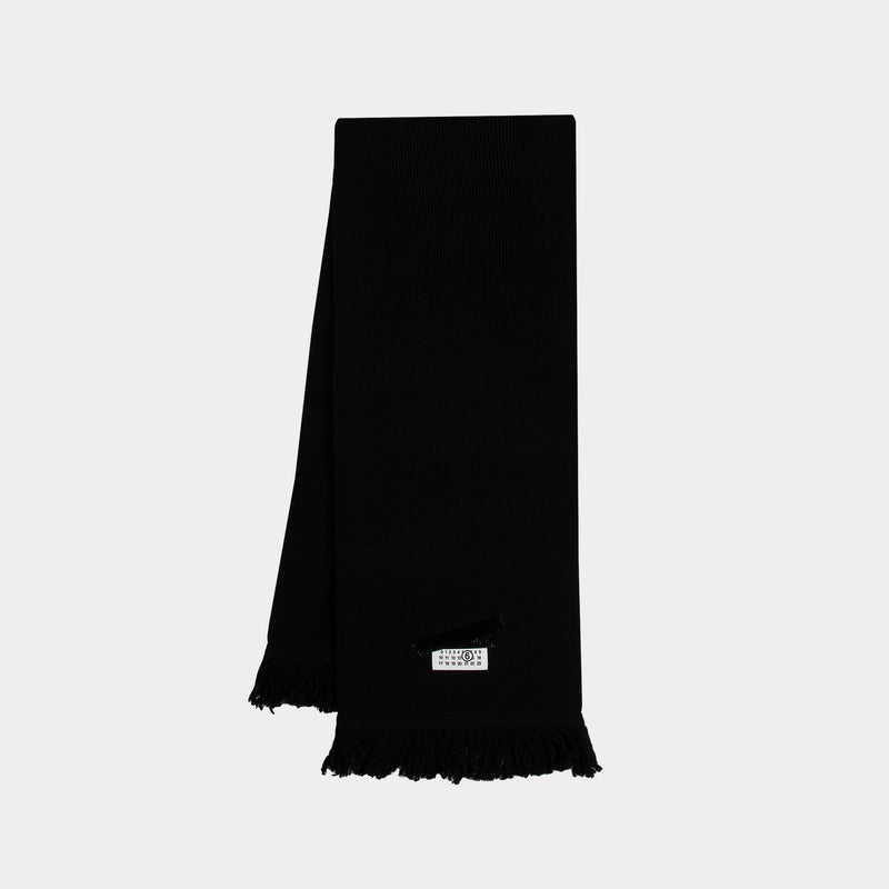 Écharpe - MM6 Maison Margiela - Laine - Noir