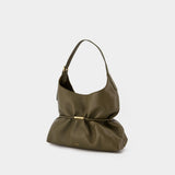 Sac À Main Sphynx Medium - Balmain - Cuir - Kaki