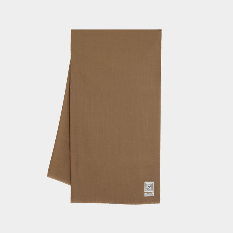 Écharpe - TOTEME - Laine - Beige