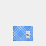 Écharpe Mu Bias Tri Bar - Burberry - Laine - Bleu