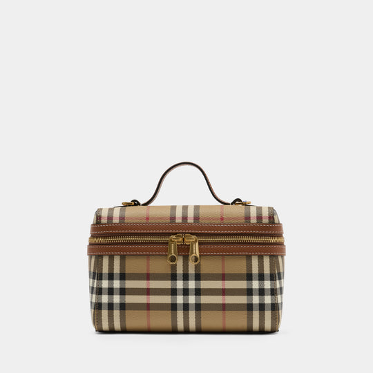 Trousse De Toilette Ll Dfc - Burberry - Synthétique - Beige