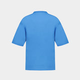 T Shirt Medusa - Versace - Coton - Bleu