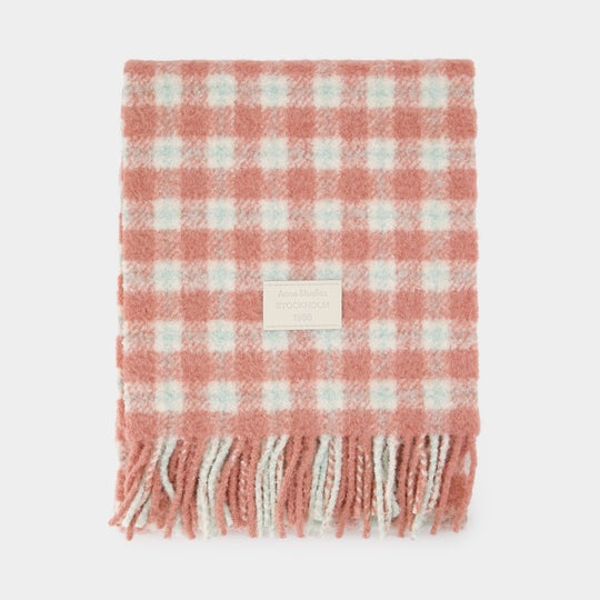 Écharpe - Acne Studios - Laine - Rose