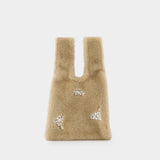Cabas Mini - Simone Rocha - Fausse Fourrure - Beige