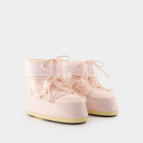 Bottines Icon Low - Moon Boot - Synthétique - Rose
