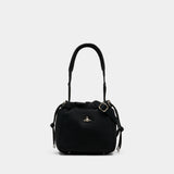 Sac Porté Épaule Hilary Small - Vivienne Westwood - Synthétique - Noir