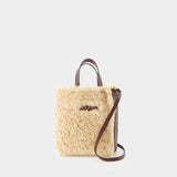 Cabas Museo Soft Mini Montone - Marni - Cuir - Beige