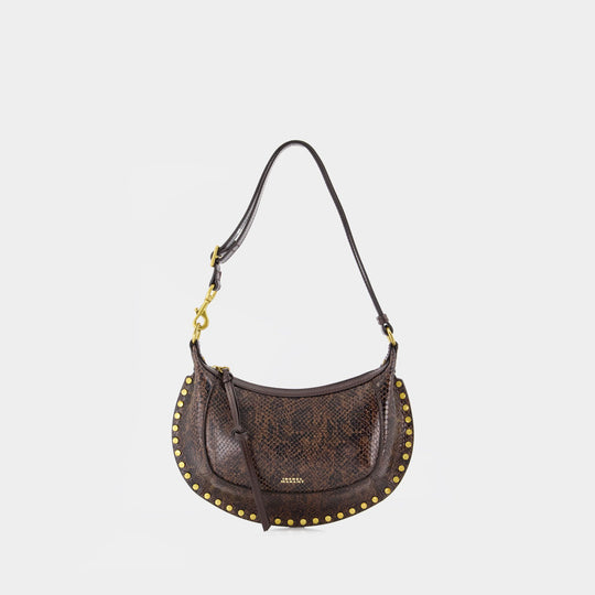 Sac Porté Épaule Oskan Moon - Isabel Marant - Cuir - Marron