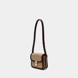 Sac Porté Épaule Grace Small - A.P.C. - Cuir - Beige