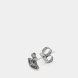 Boucles D'oreilles Lorelei Single - Vivienne Westwood - Métal - Noir