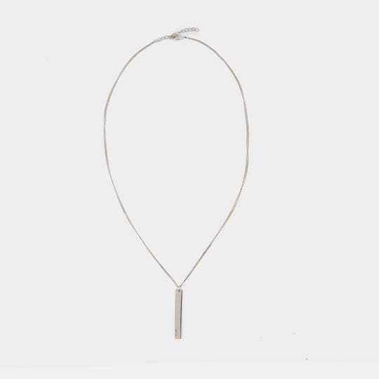 Collier Collana Minimal - MM6 Maison Margiela - Métal - Argenté