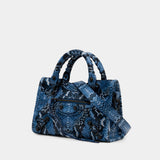 Sac À Main Le City Mini - Balenciaga - Cuir - Bleu