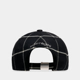 Casquette Checked Signature - Courreges - Coton - Multi