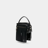 Sac Porté Épaule Camero Kit Fringe - Acne Studios - Cuir - Noir
