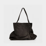 Cabas Unevenness - YOHJI YAMAMOTO - Cuir - Noir