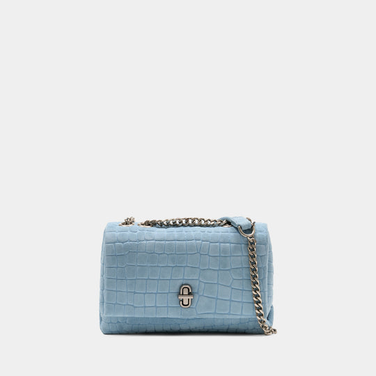 Sac Porté Épaule The Slim Dual Chain - Marc Jacobs - Cuir - Bleu