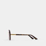 Lunettes De Soleil Ch0364s - Chloé - Acétate - Marron