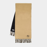 Écharpe Mu Sld Ekd Stamp - Burberry - Cachemire - Gris