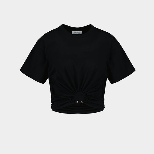 T-Shirt Haut - Rabanne - Coton - Noir