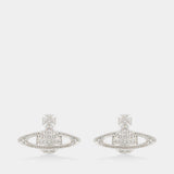 Boucles D'oreilles Mini Bas - Vivienne Westwood - Métal - Argenté