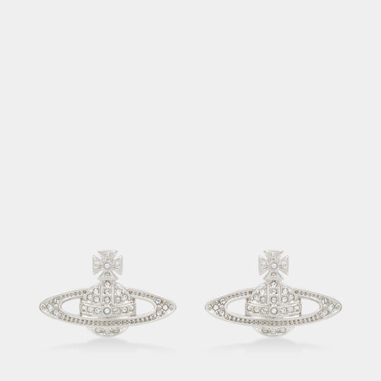 Boucles D'oreilles Mini Bas - Vivienne Westwood - Métal - Argenté