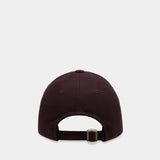 Casquette Ac Logo - Courreges - Coton - Bordeaux